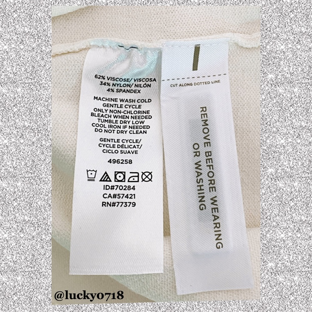 Ann Taylor NWT Cream Seasonless Short Sleeve Top M - Picture 7 of 7